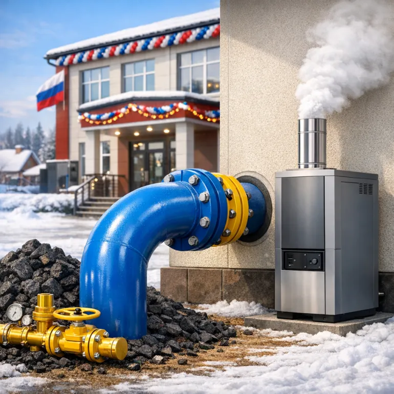 Газпром газифицировал Дом культуры! Тепло пришло в село